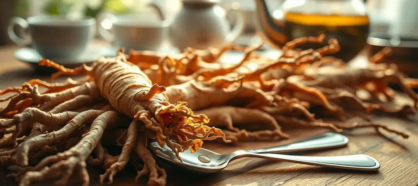 how much ginseng root for tea
