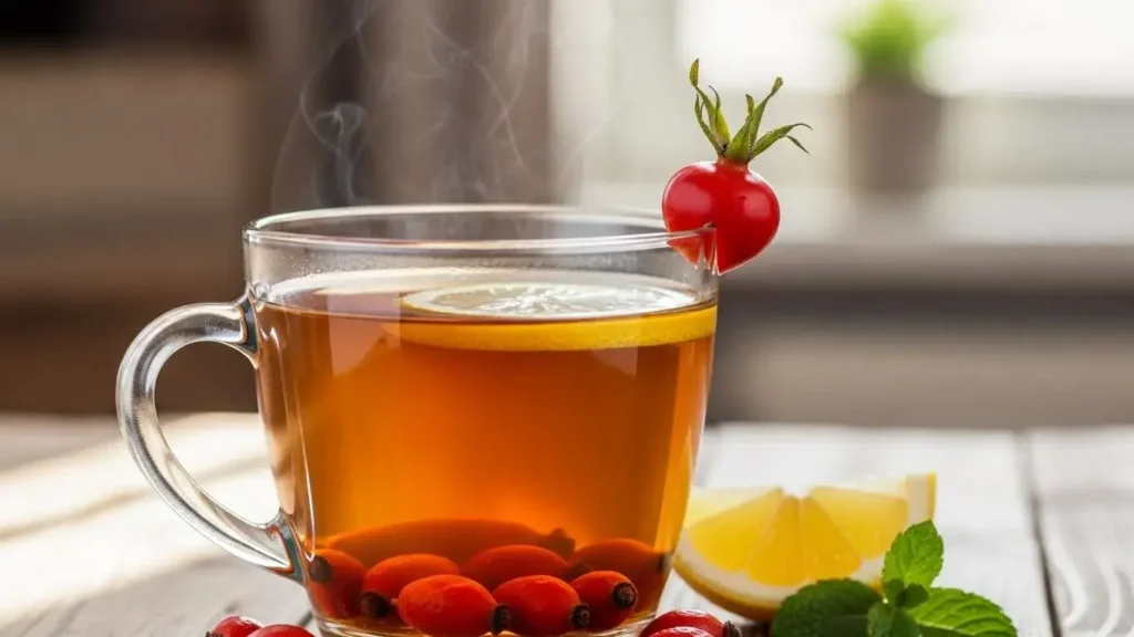 how rosehip tea may support better sleep
