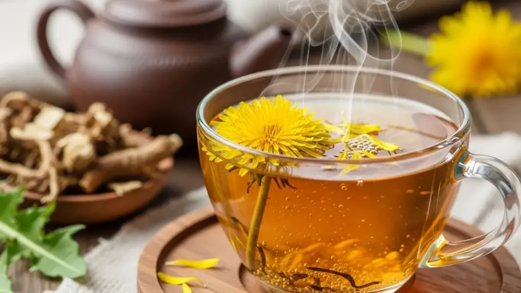 how to make dandelion tea step-by-step recipes