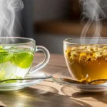 lemon balm tea vs chamomile tea