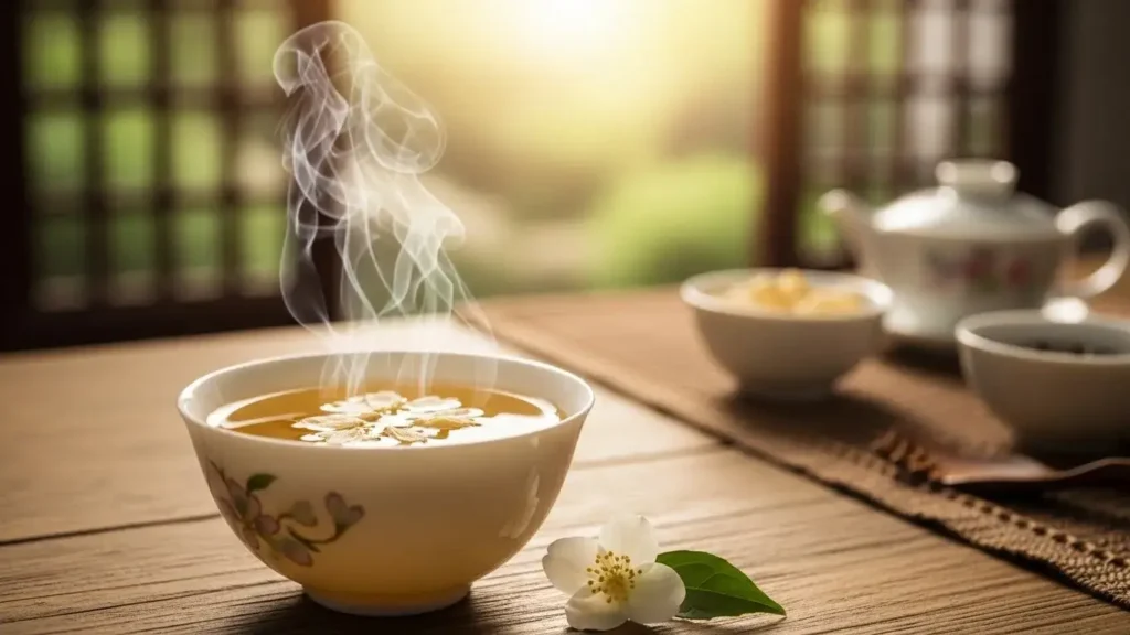 the role of water in jasmine tea brewing