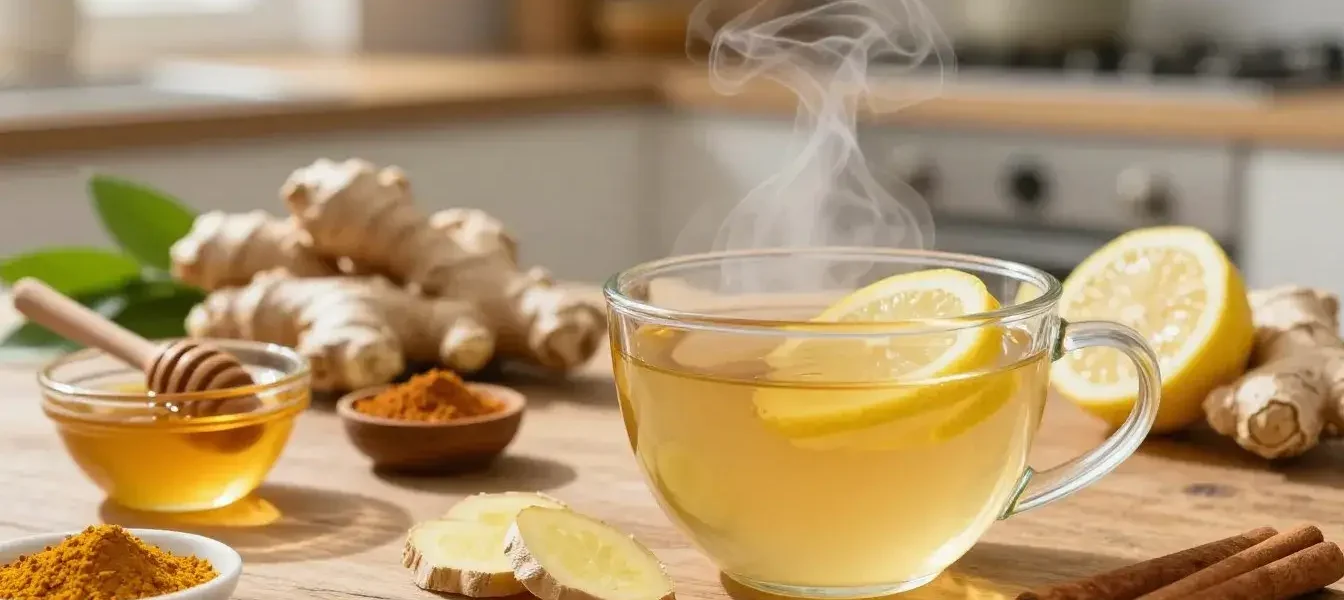 ginger tea 2 times a day