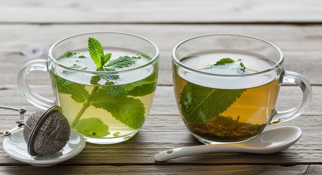 health advantages spearmint versus peppermint