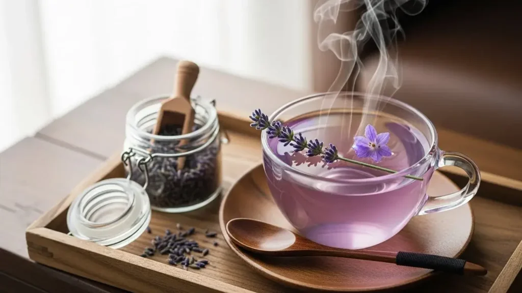 how to prepare and consume lavender tea