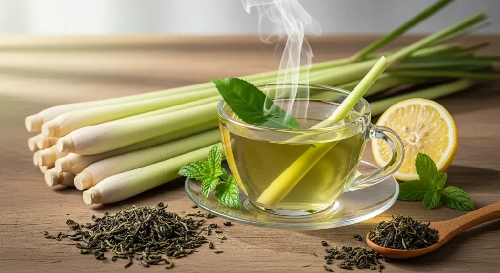 lemongrass and green tea metabolism booster