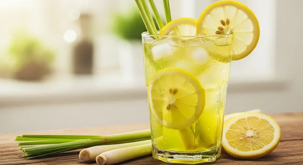 lemongrass and lemon juice morning cleanse