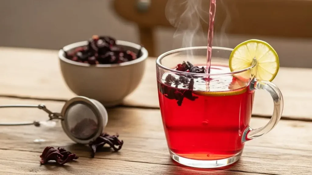 understanding hibiscus tea on an empty stomach