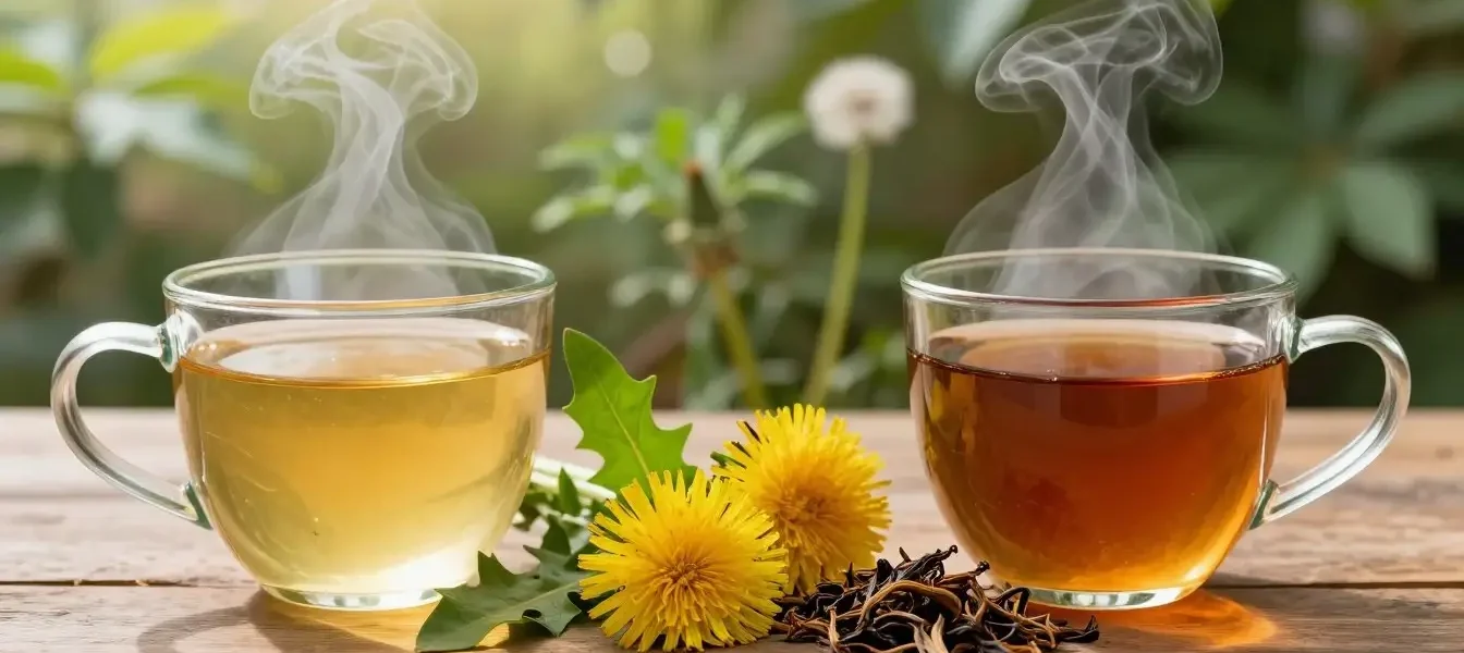 dandelion tea vs roasted dandelion tea