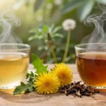 dandelion tea vs roasted dandelion tea