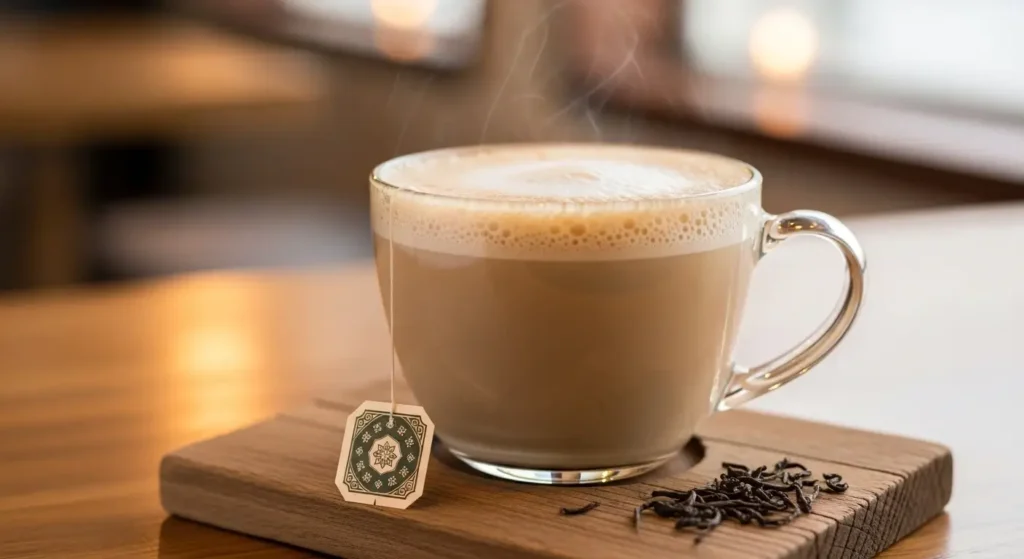 how to make the perfect hojicha latte using tea bags