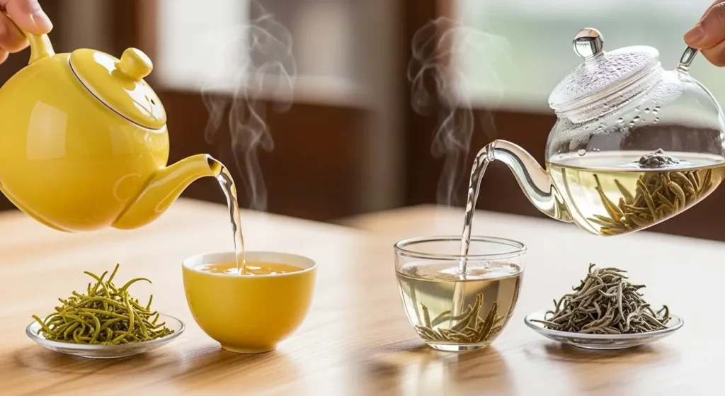 origins and rarity of yellow and white tea