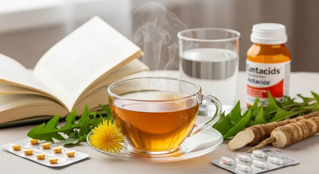 potential side effects and precautions when using dandelion tea