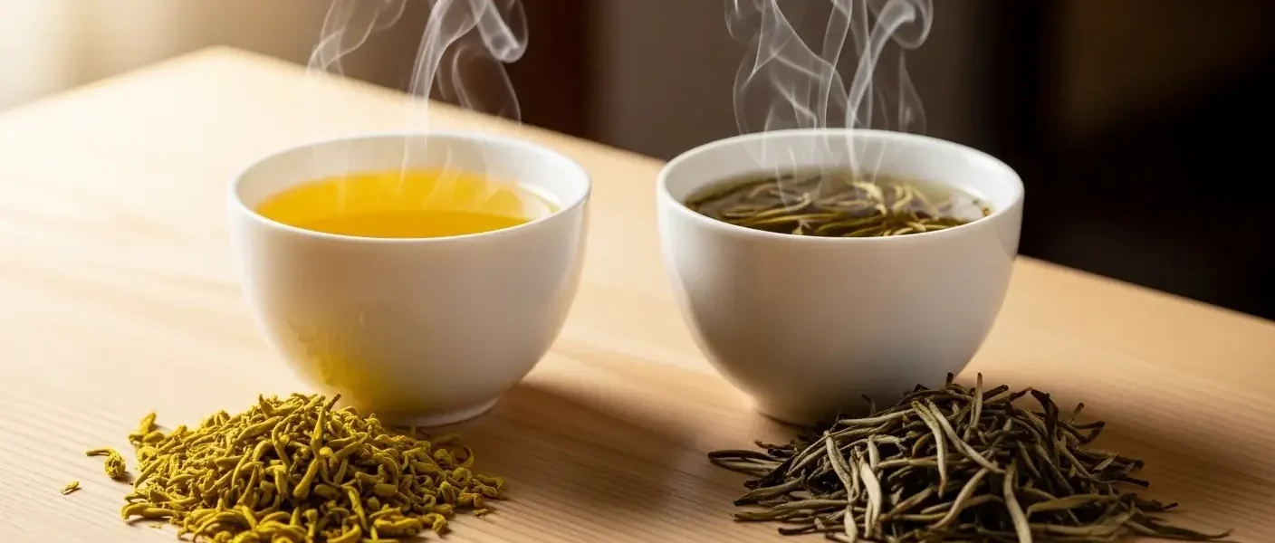 yellow tea vs white tea