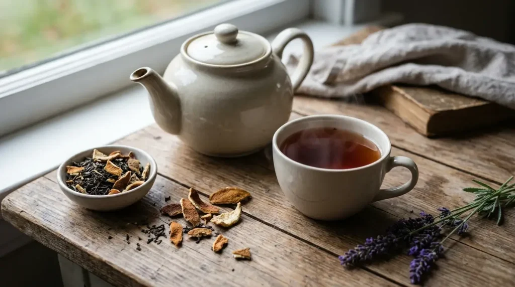 beyond caffeine health benefits compared between earl grey tea and coffee