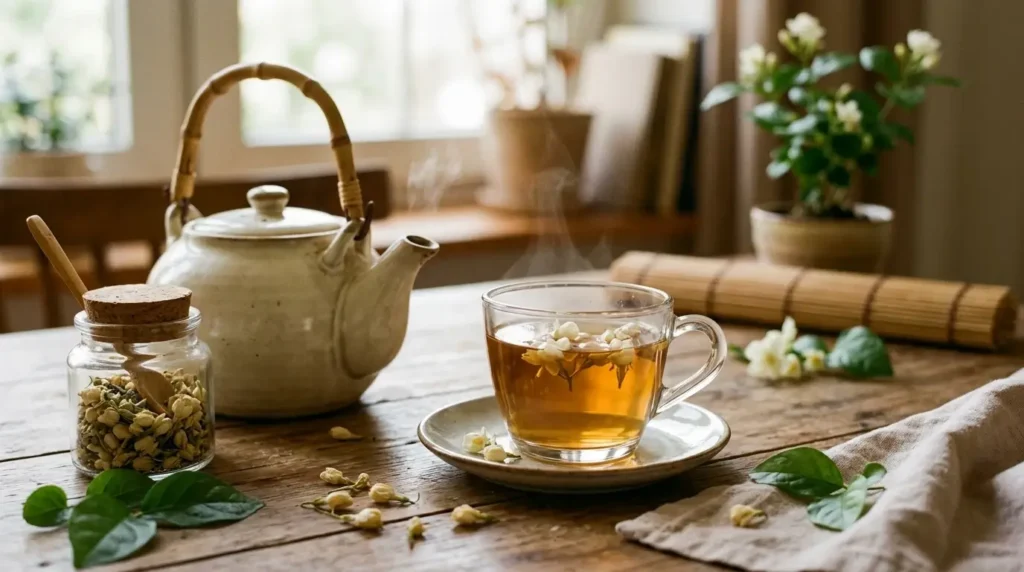 comparing jasmine tea with other teas for acid reflux
