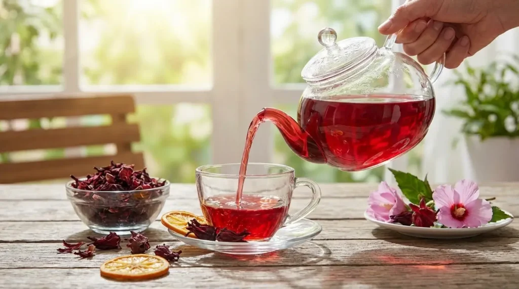 does hibiscus tea break a fast