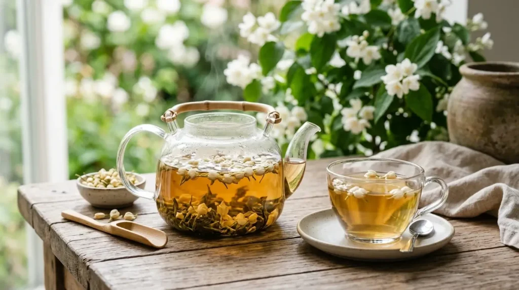 example scenarios incorporating jasmine tea into your diet