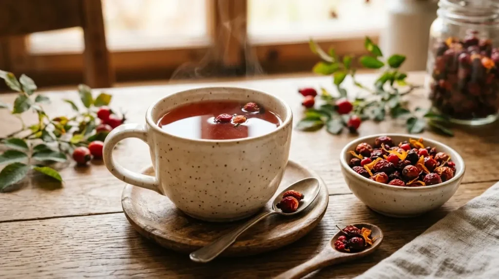 incorporating rosehip safely