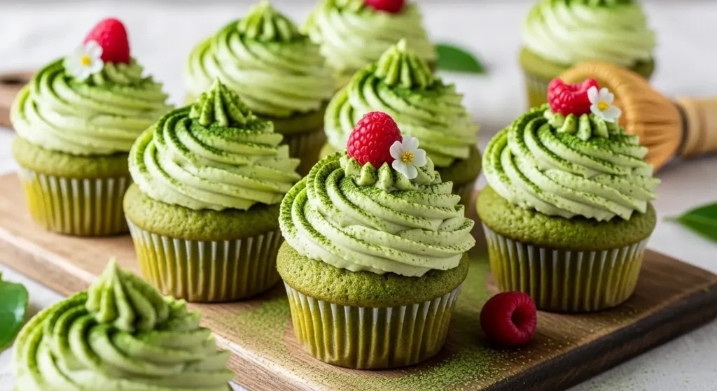 matcha cupcakes