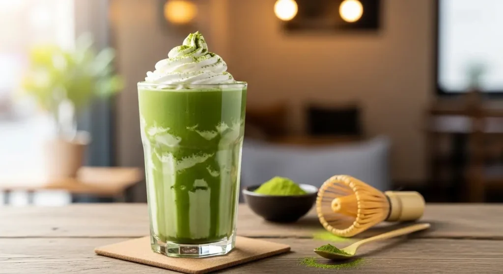 matcha milk smoothie