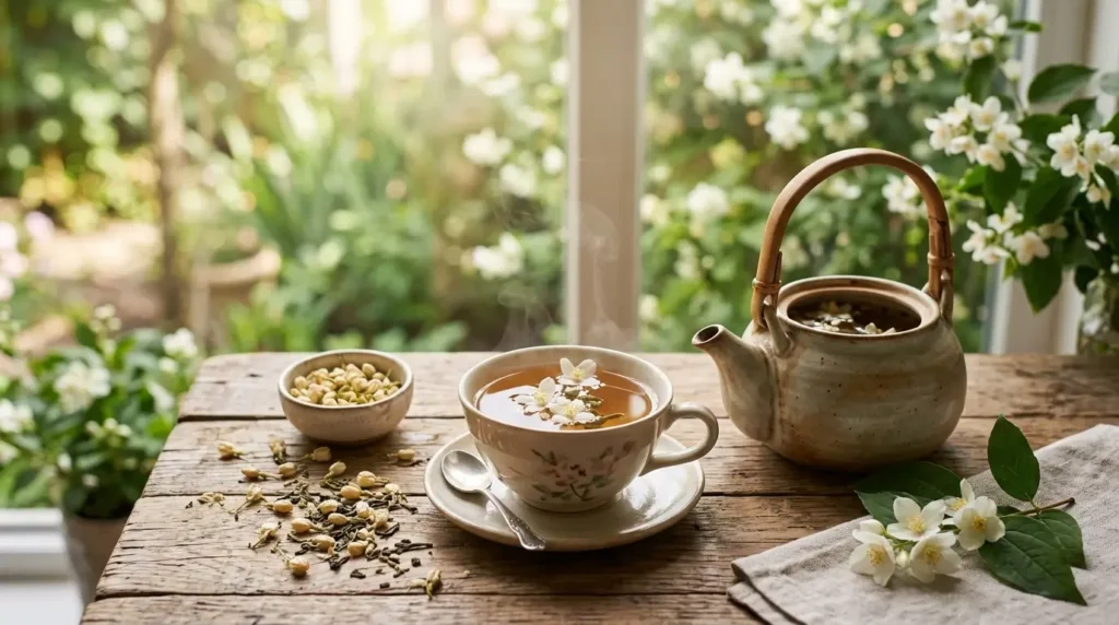 nutritional profile and health benefits of jasmine tea