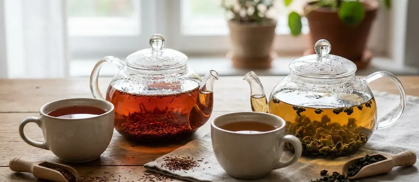 rooibos tea vs oolong tea