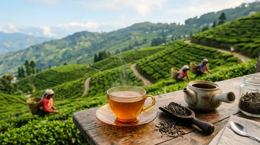 darjeeling tea and skin health