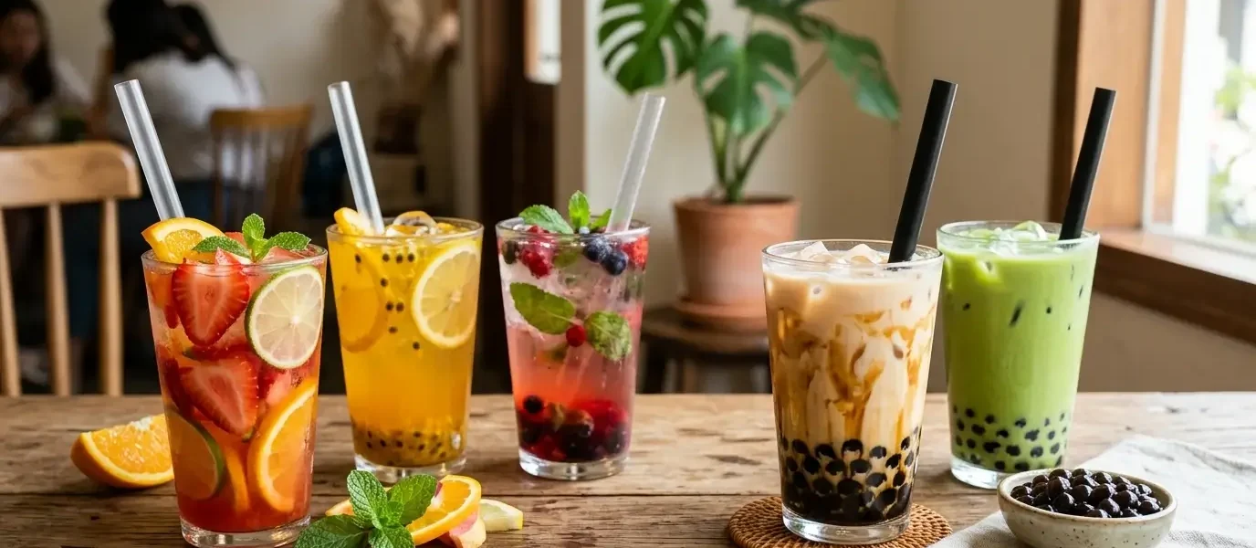fruit tea vs bubble tea