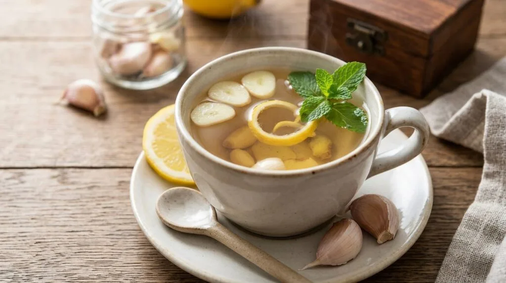 garlic tea