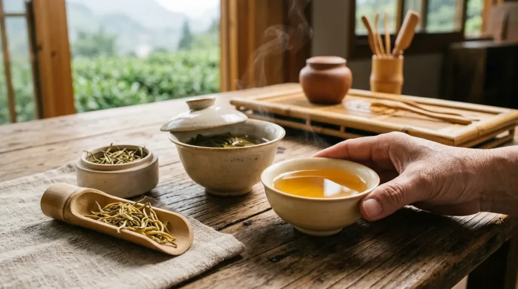 how to brew yellow tea and what it tastes like