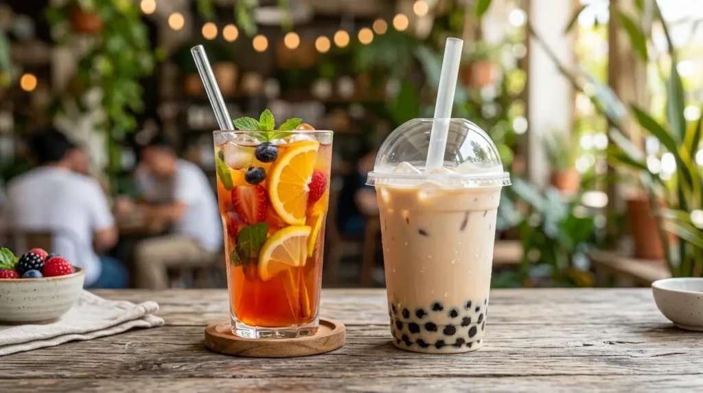how to choose fruit tea or bubble tea