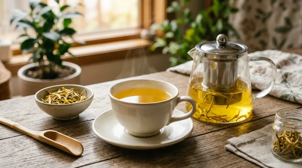 how yellow tea is made the production process