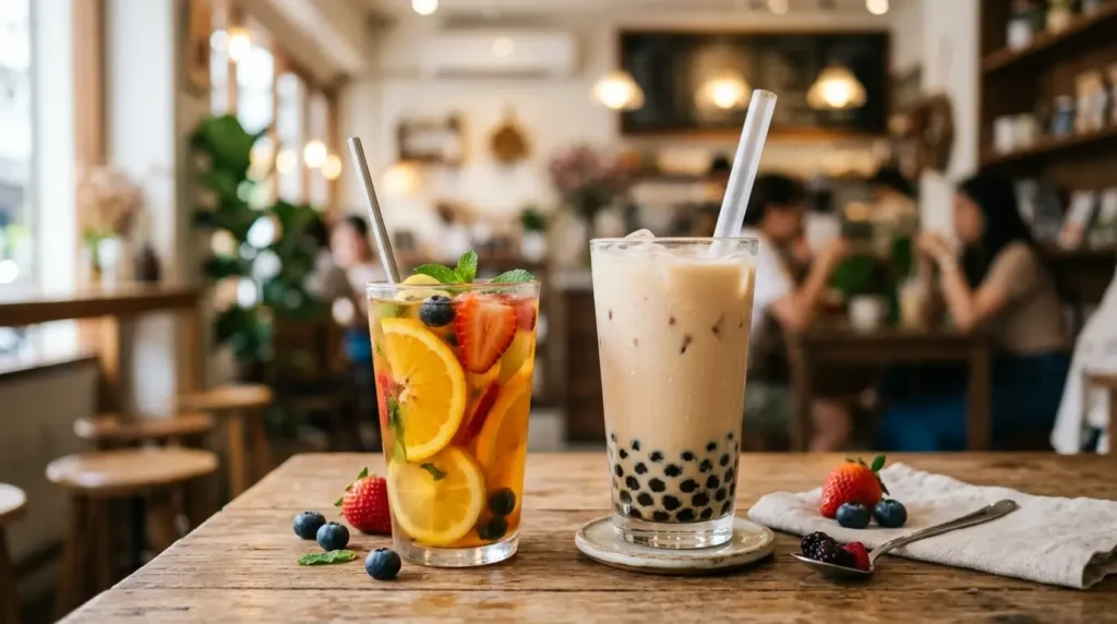 introduction to fruit tea and bubble tea