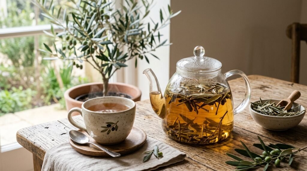 olive leaf tea