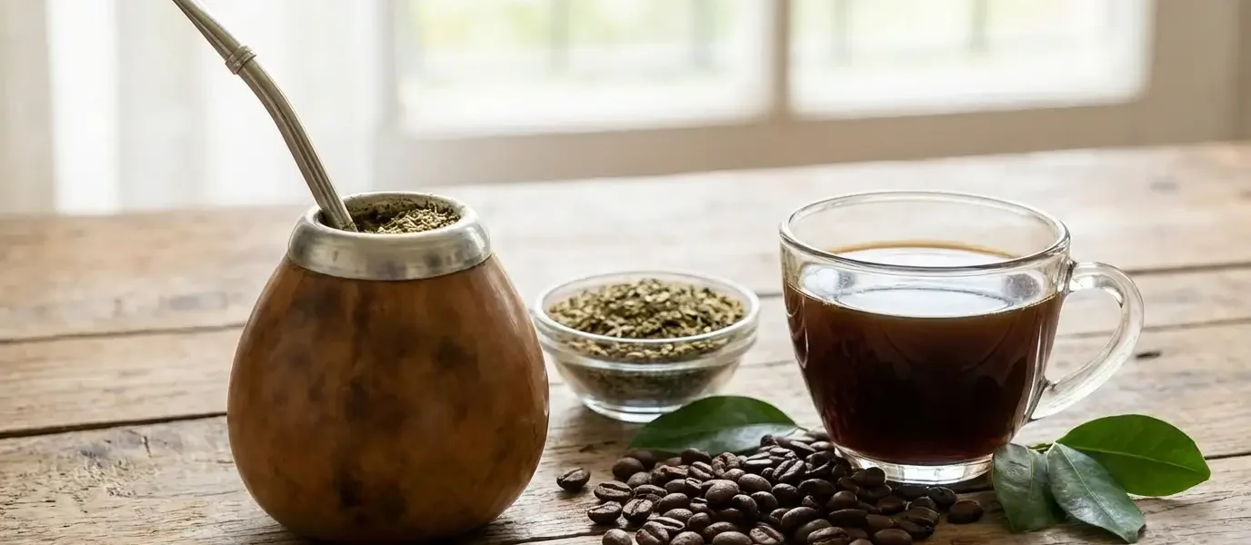 yerba mate vs coffee caffeine