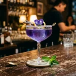 butterfly pea flower tea gin cocktail