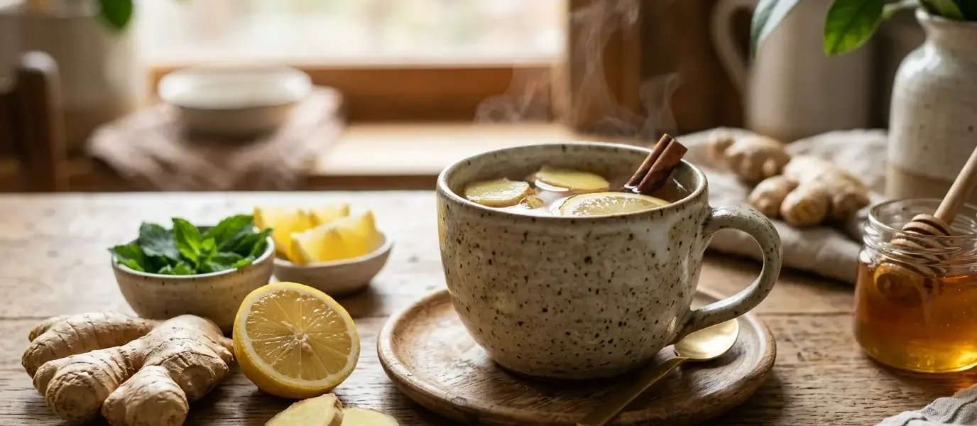 ginger tea on empty stomach benefits