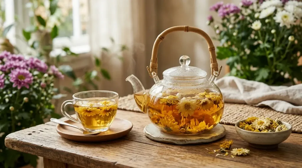 health benefits of chrysanthemum tea