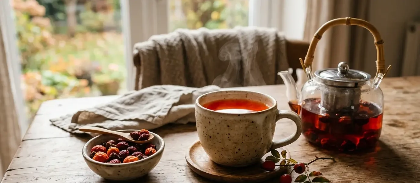 how many cups of rosehip tea per day