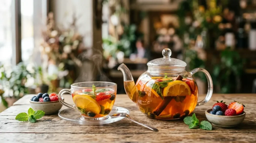 how to make fruit tea step-by-step recipe
