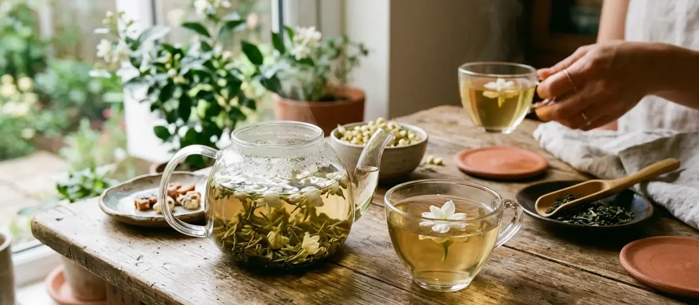 jasmine tea benefits for skin
