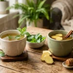 peppermint tea vs ginger tea