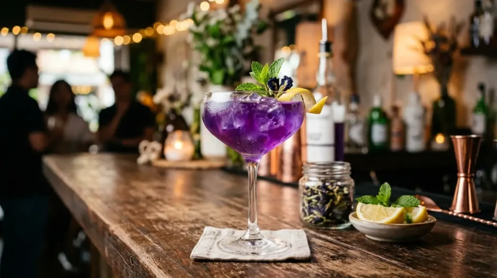 step-by-step guide to making the color-changing cocktail