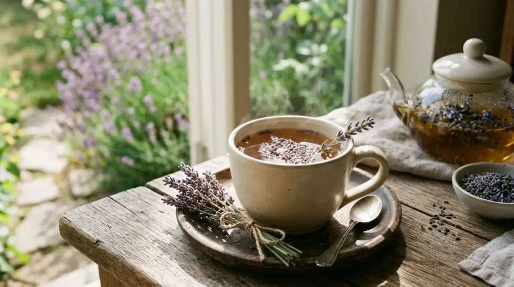 the botanical profile of lavender tea