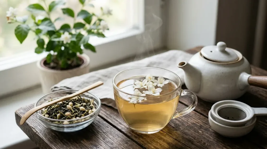 what makes jasmine tea good for your skin