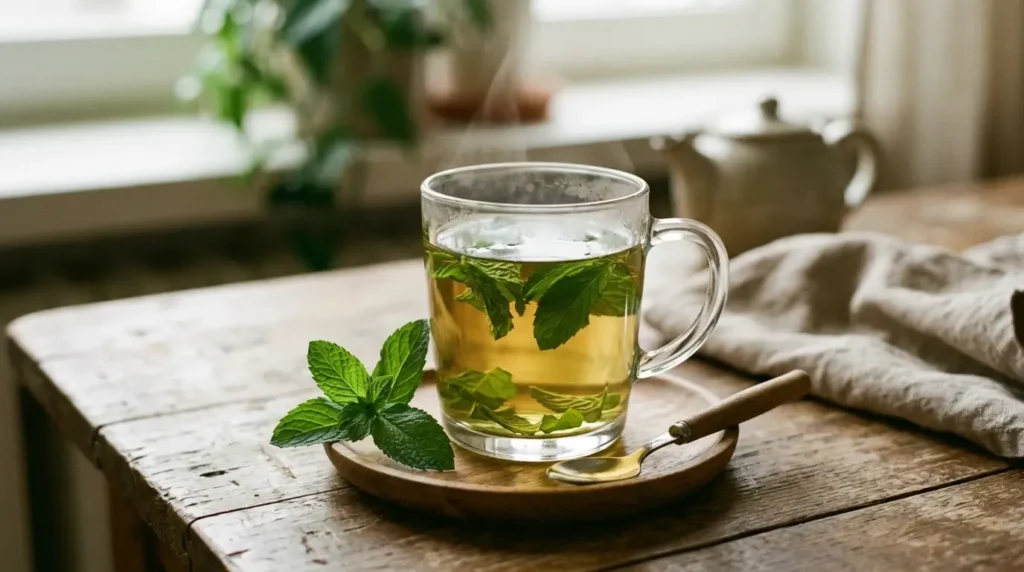 are there side effects of drinking spearmint tea twice a day