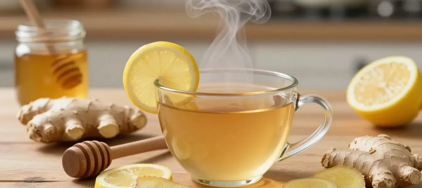 ginger tea good for sore throat