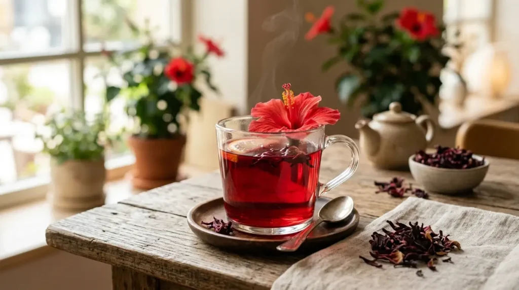 hibiscus tea vs. other calming teas