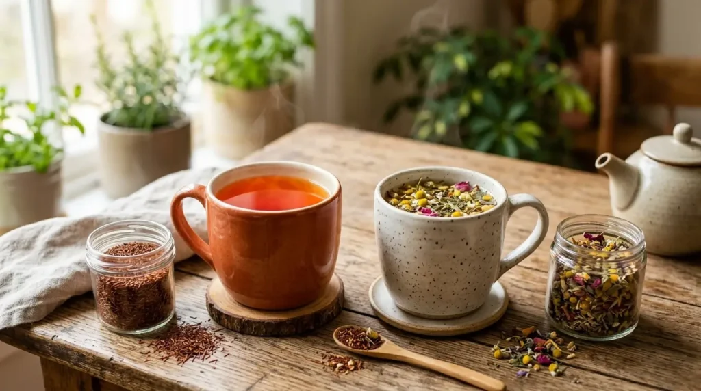how rooibos compares to other herbal teas