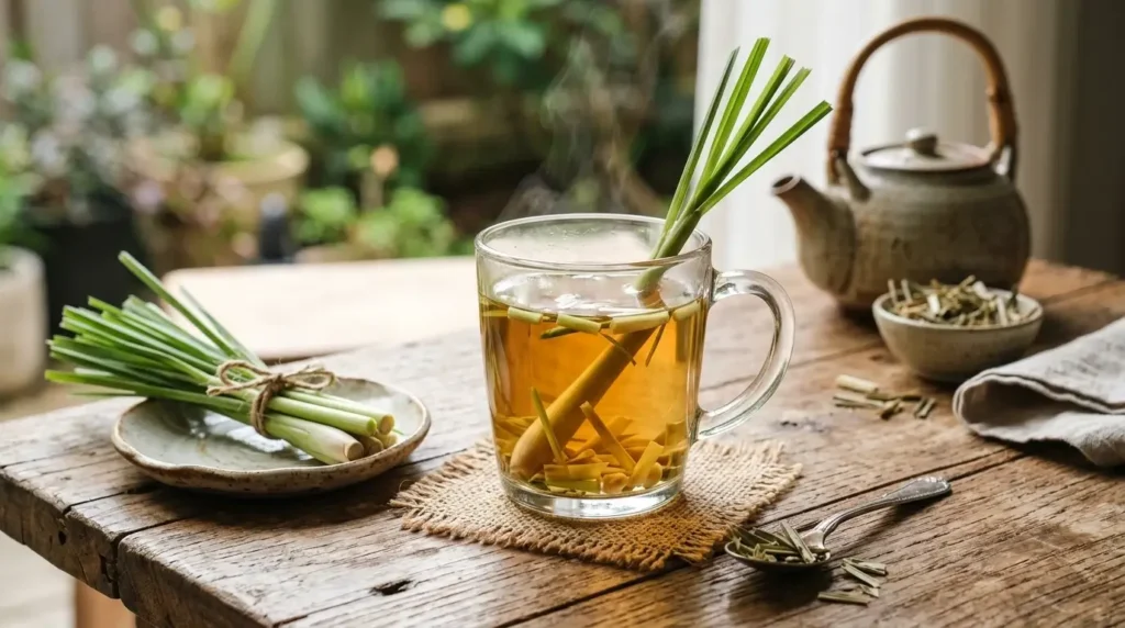 how to make and use lemongrass green tea